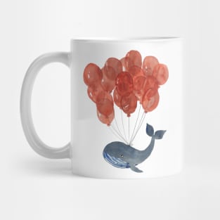 Balloons whale Mug